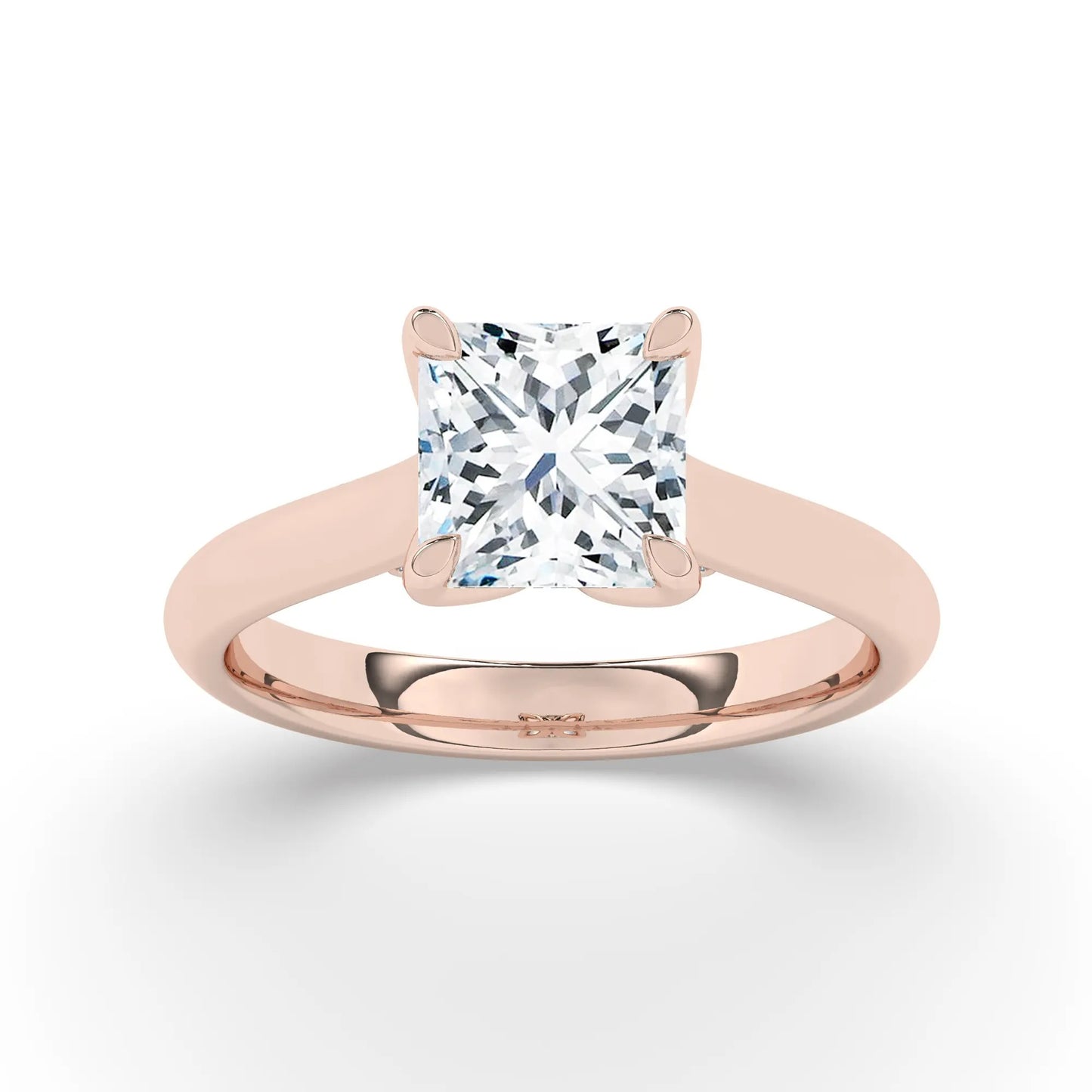 FR2962 Princess Cut Solitaire Setting