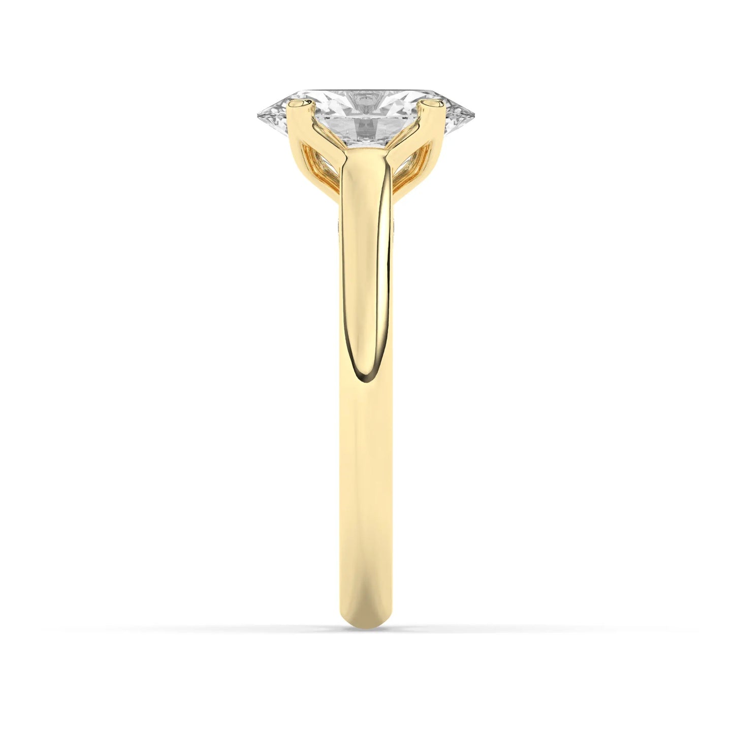 FR2962 Oval Cut 0.50ct D VVS2 Yellow Gold