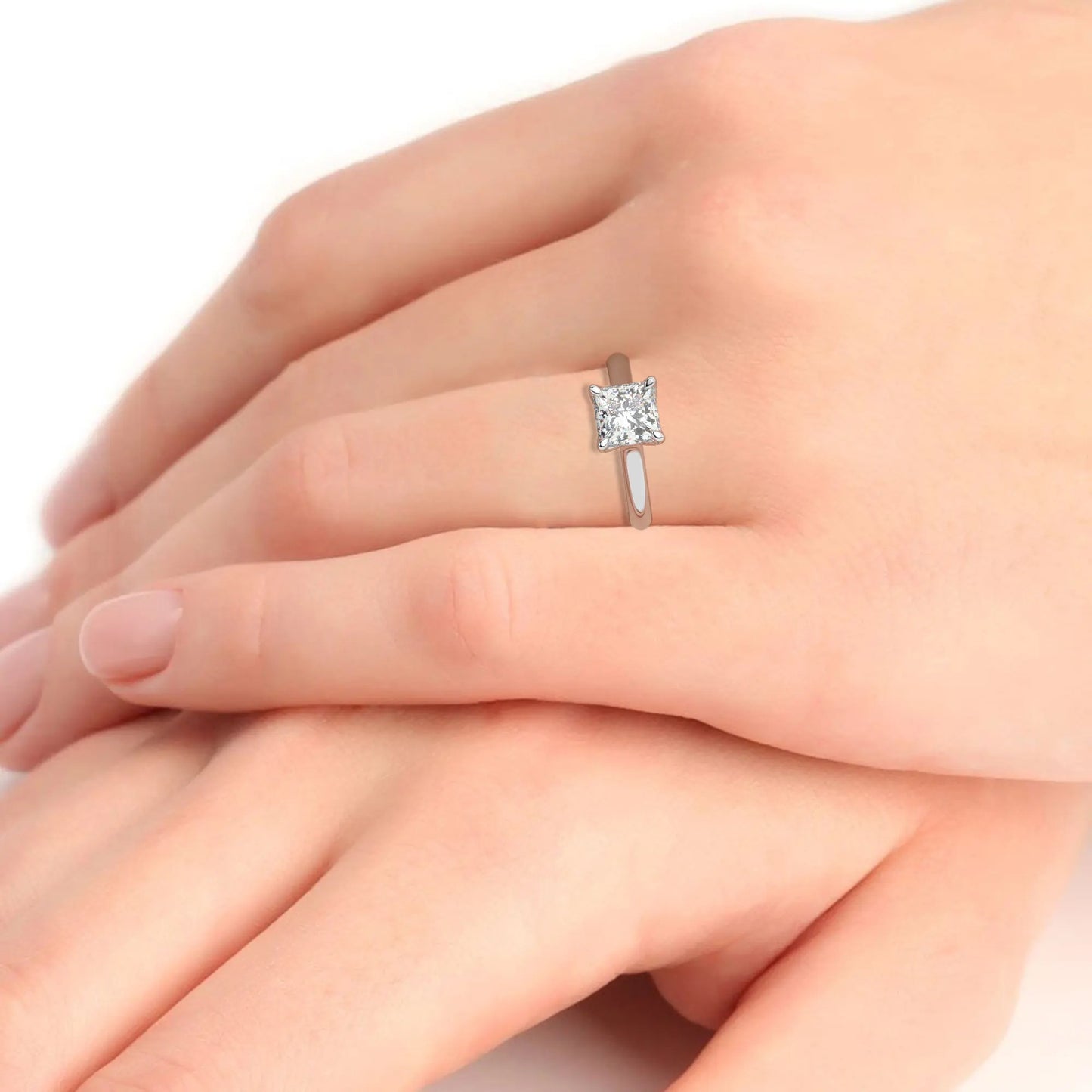 FR2962 Princess Cut Solitaire Setting