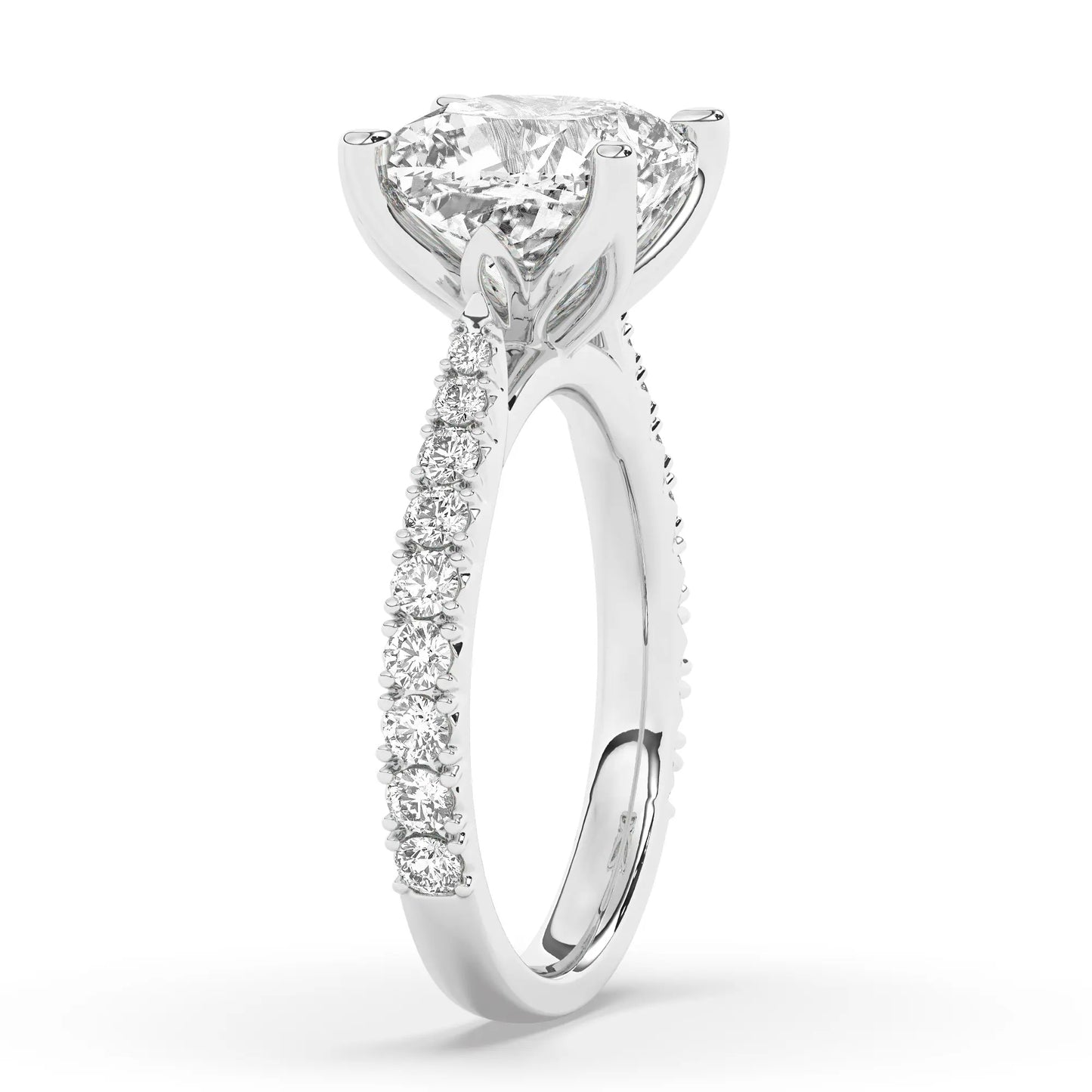 FR2976 Cushion brilliant 0.50ct D VVS2 White Gold