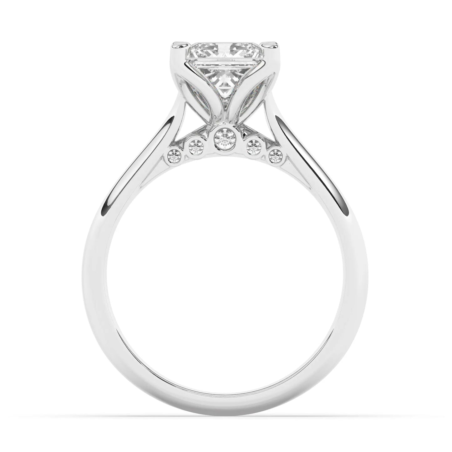 FR2962 Princess 0.50ct D VVS2 White Gold