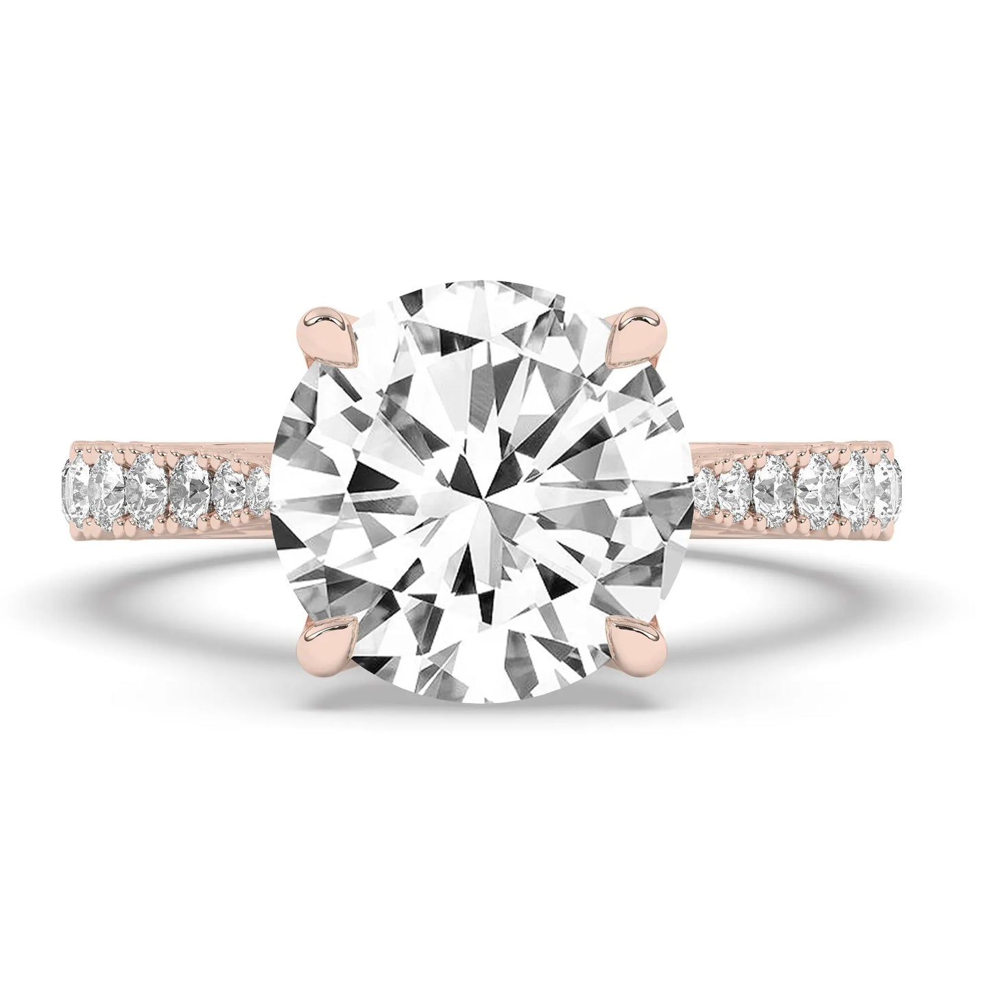 FR2976 Round brilliant 0.50ct D VVS2 Rose Gold