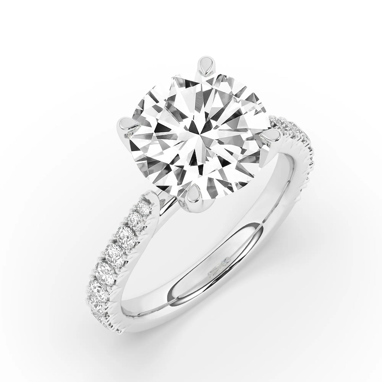 FR2976 Round brilliant 0.50ct D VVS2 White Gold