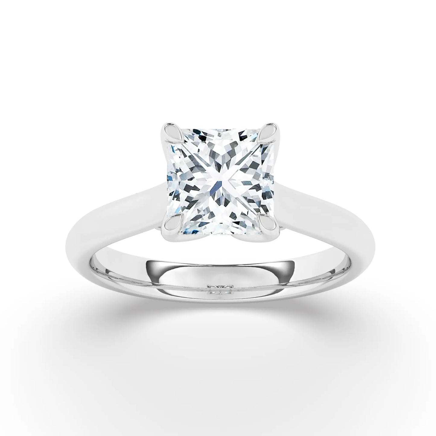 FR2962 Princess 0.50ct D VVS2 White Gold