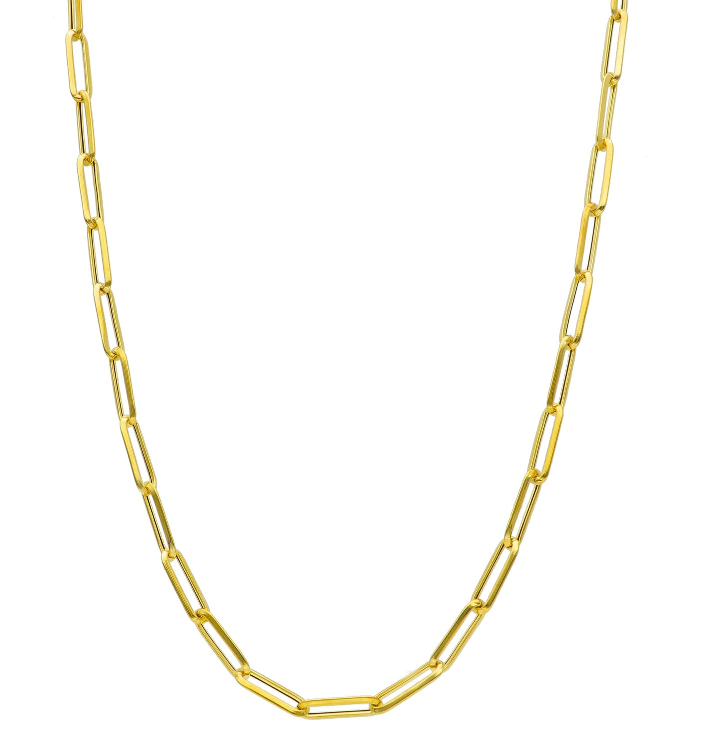 KETTING - SCHAKELS Geel goud 45 cm