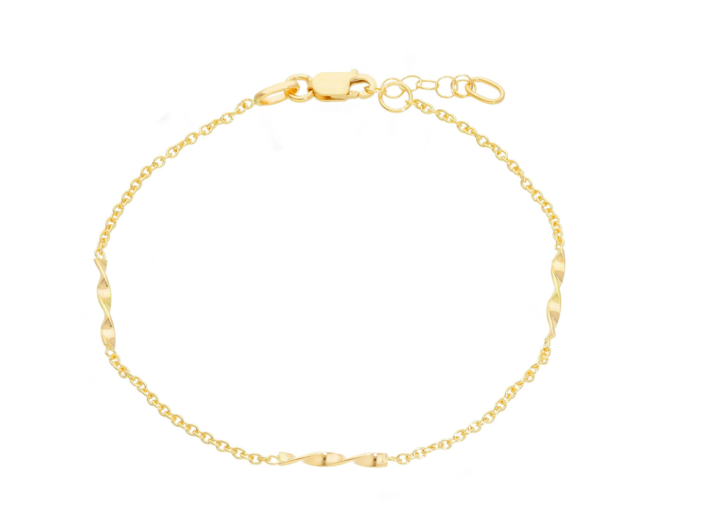 BRACELET - ELEMENTS Yellow gold 17+2cm