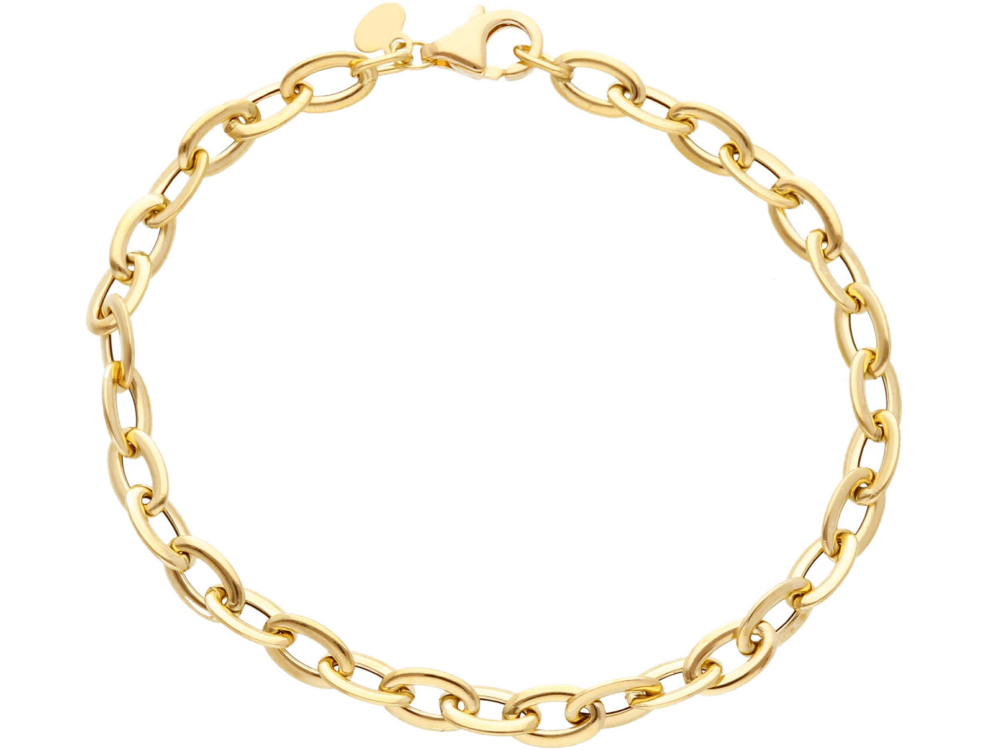 BRACELET - MAILLONS Or jaune 19 cm