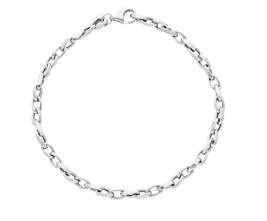 ARMBAND - LINKS Witgoud 18 cm