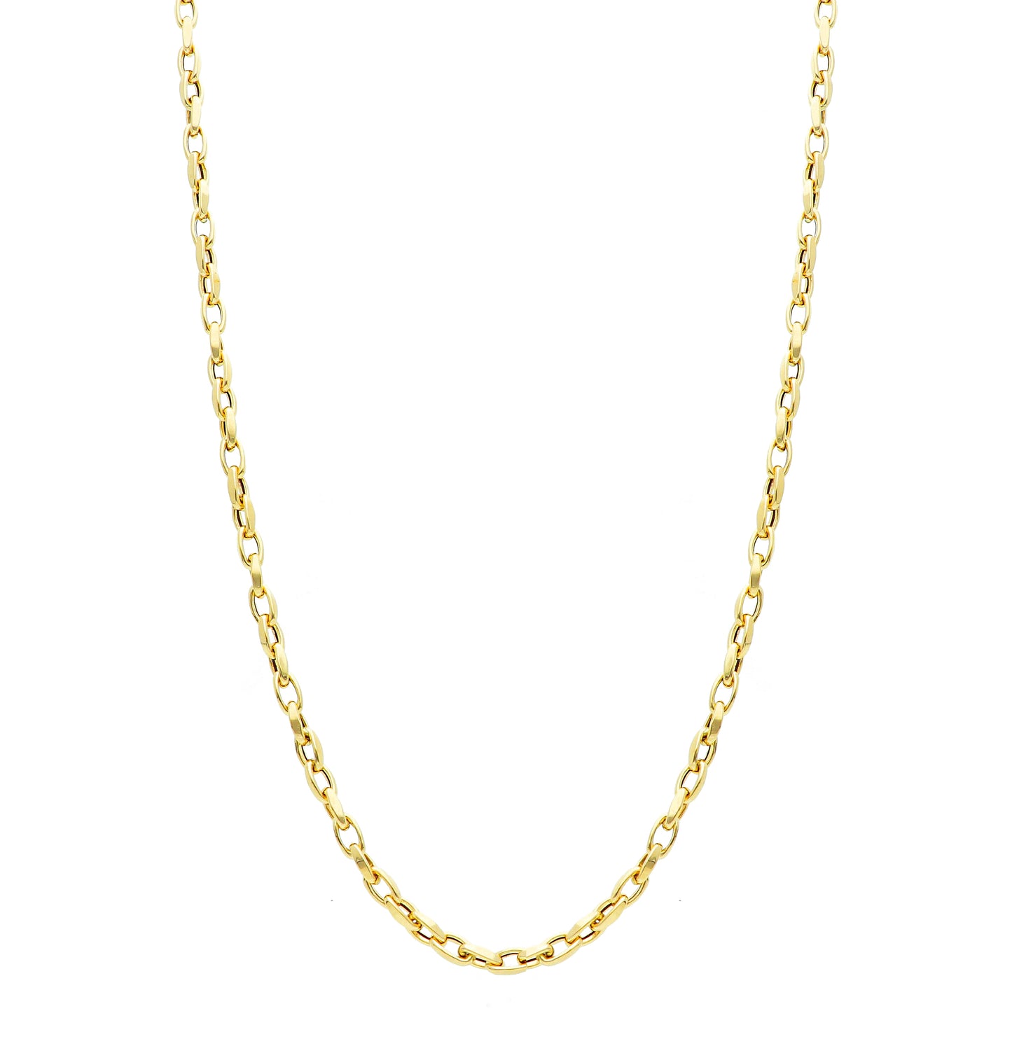 KETTING - SCHAKELS Geel goud 45 cm