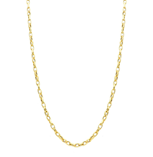 KETTING - SCHAKELS Geel goud 45 cm