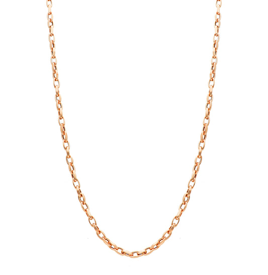 NECKLACE - LINKS Pink Gold 45 cm