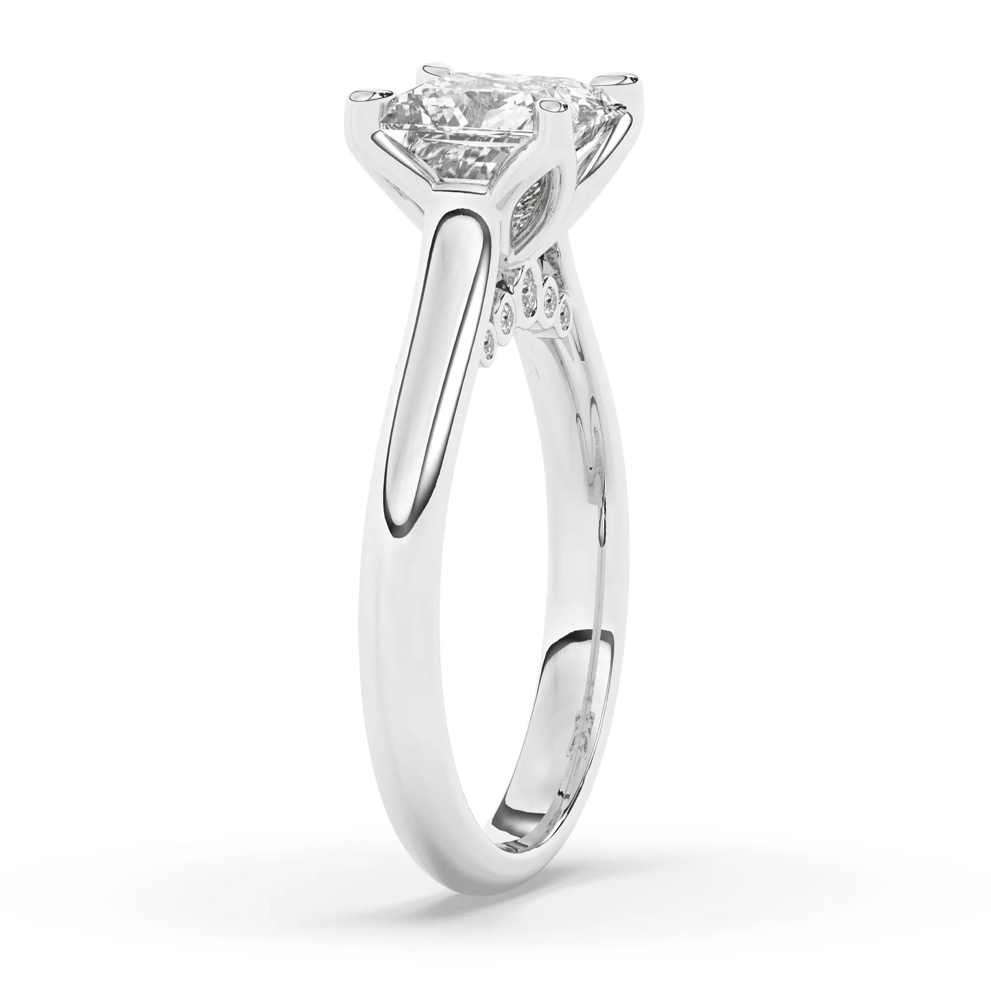 FR2962 Princess Cut Solitaire Setting