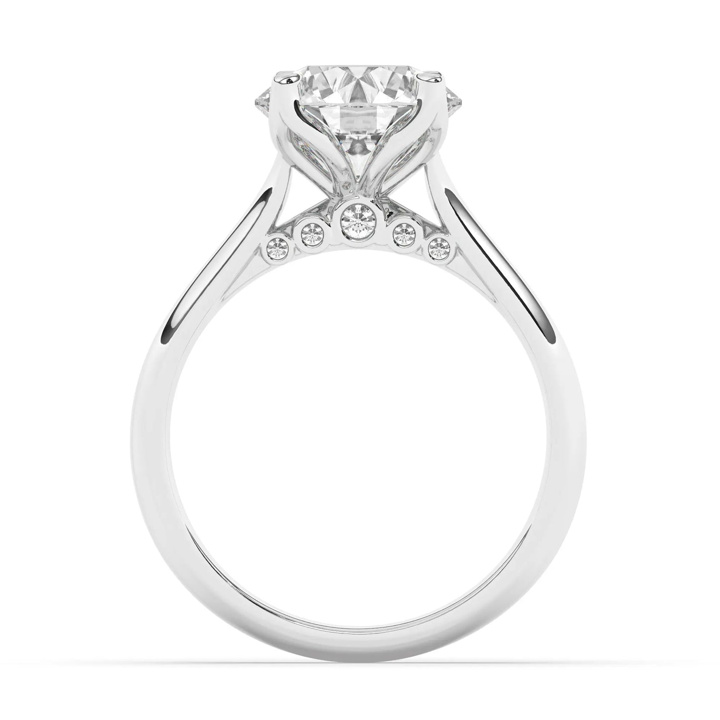 FR2962 Round Briliant 0.50ct D VVS2 White Gold