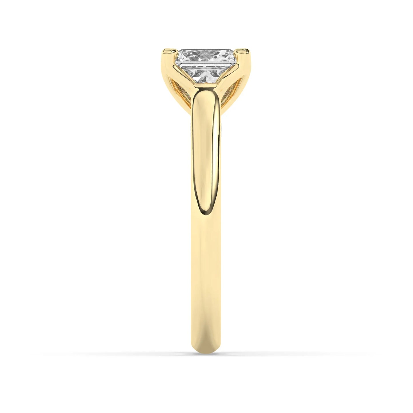 FR2962 Princess 0.50ct D VVS2 Yellow Gold