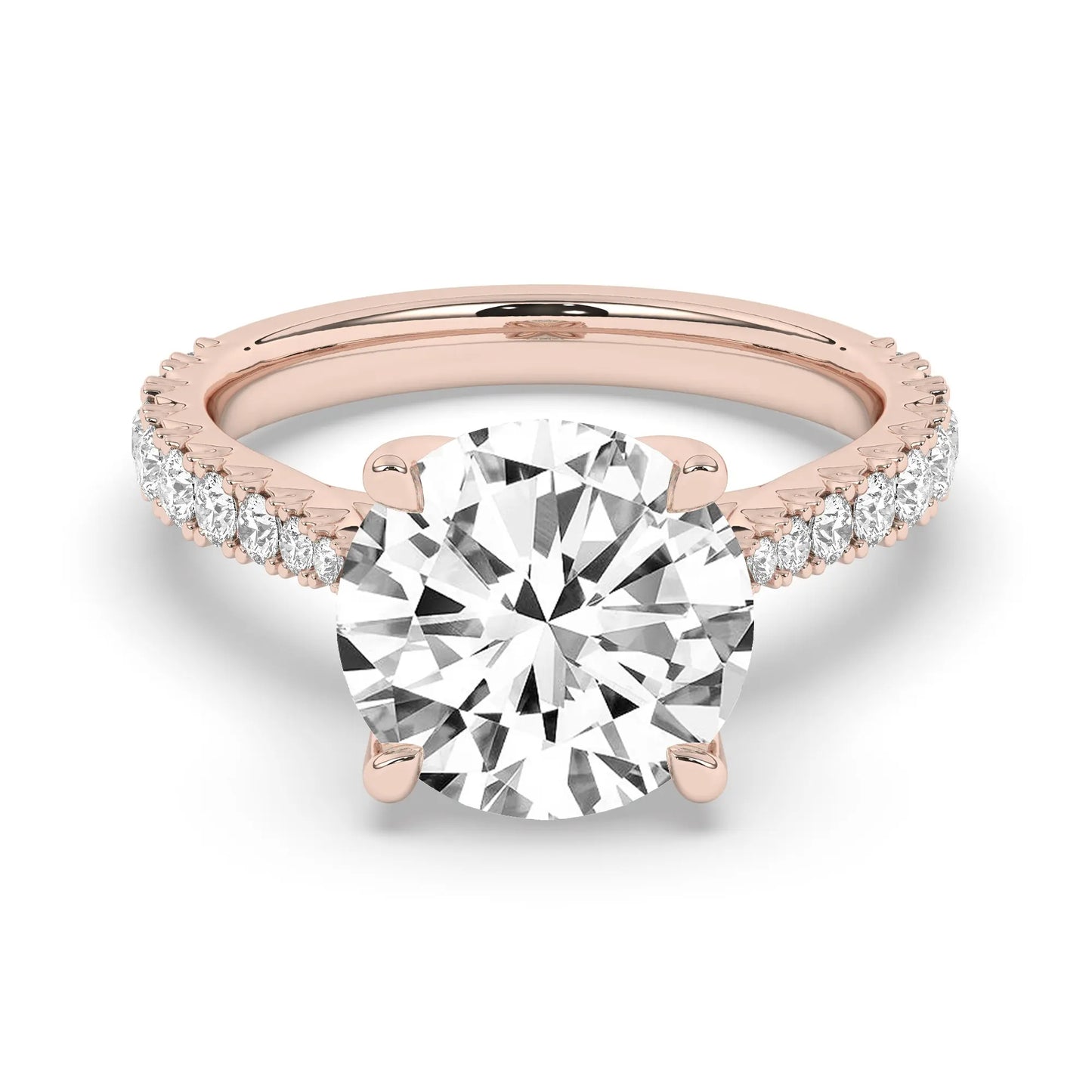 FR2976 Round brilliant 0.50ct D VVS2 Rose Gold