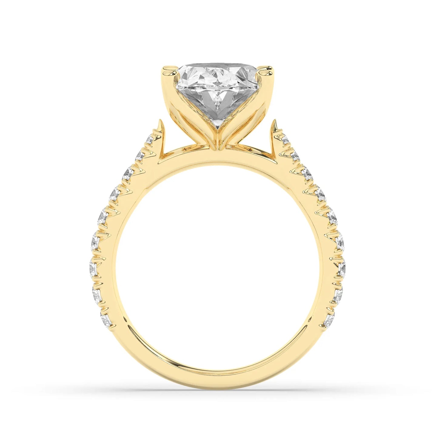 FR2976 Oval 0.50ct D VVS2 Yellow Gold