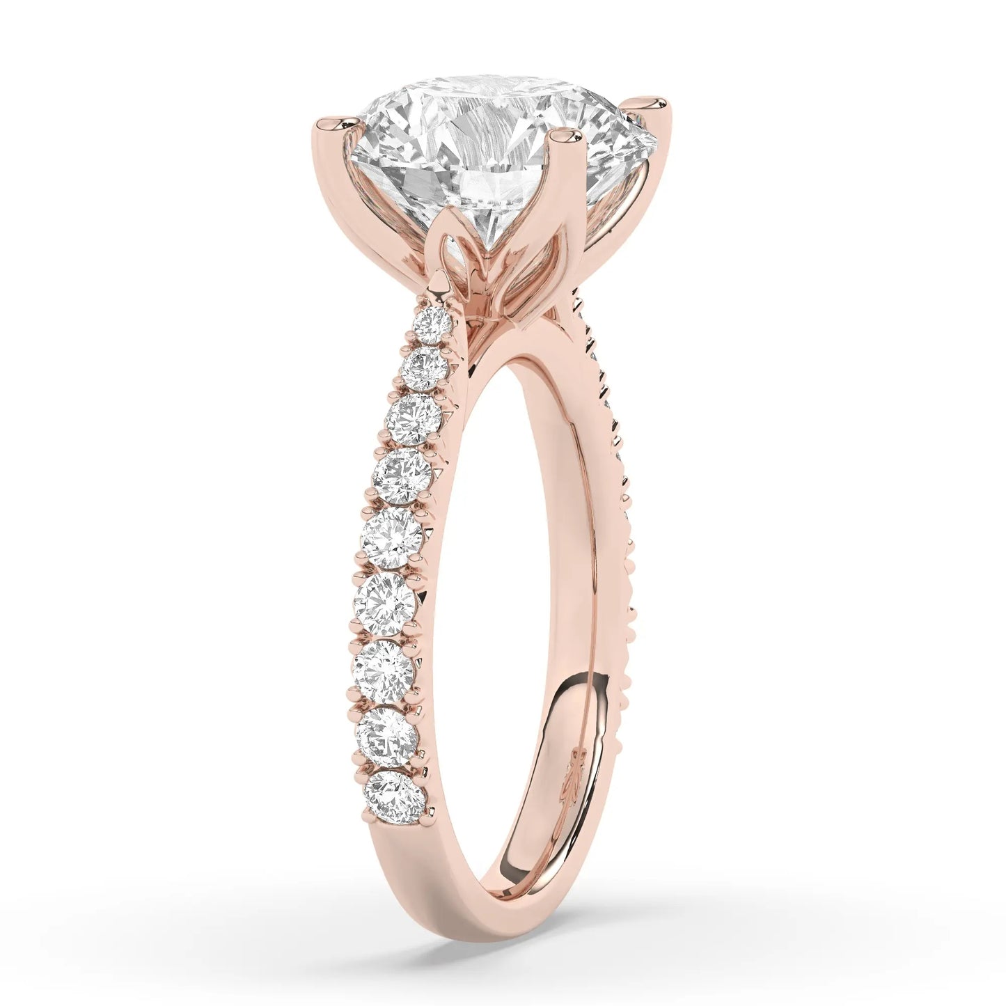 FR2976 Round brilliant 0.50ct D VVS2 Rose Gold