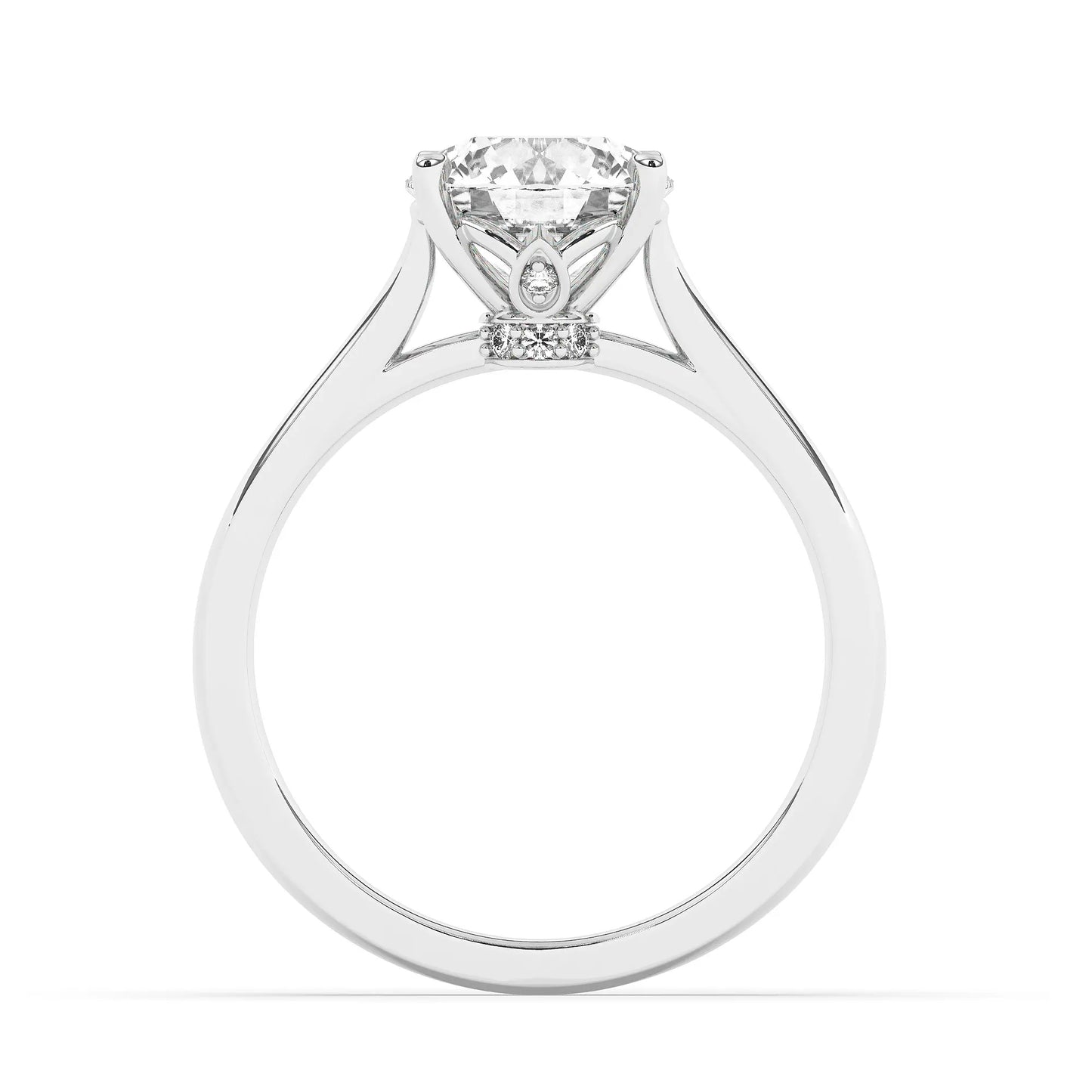 FR2963 Round Briliant 0.50ct D VVS2 White Gold