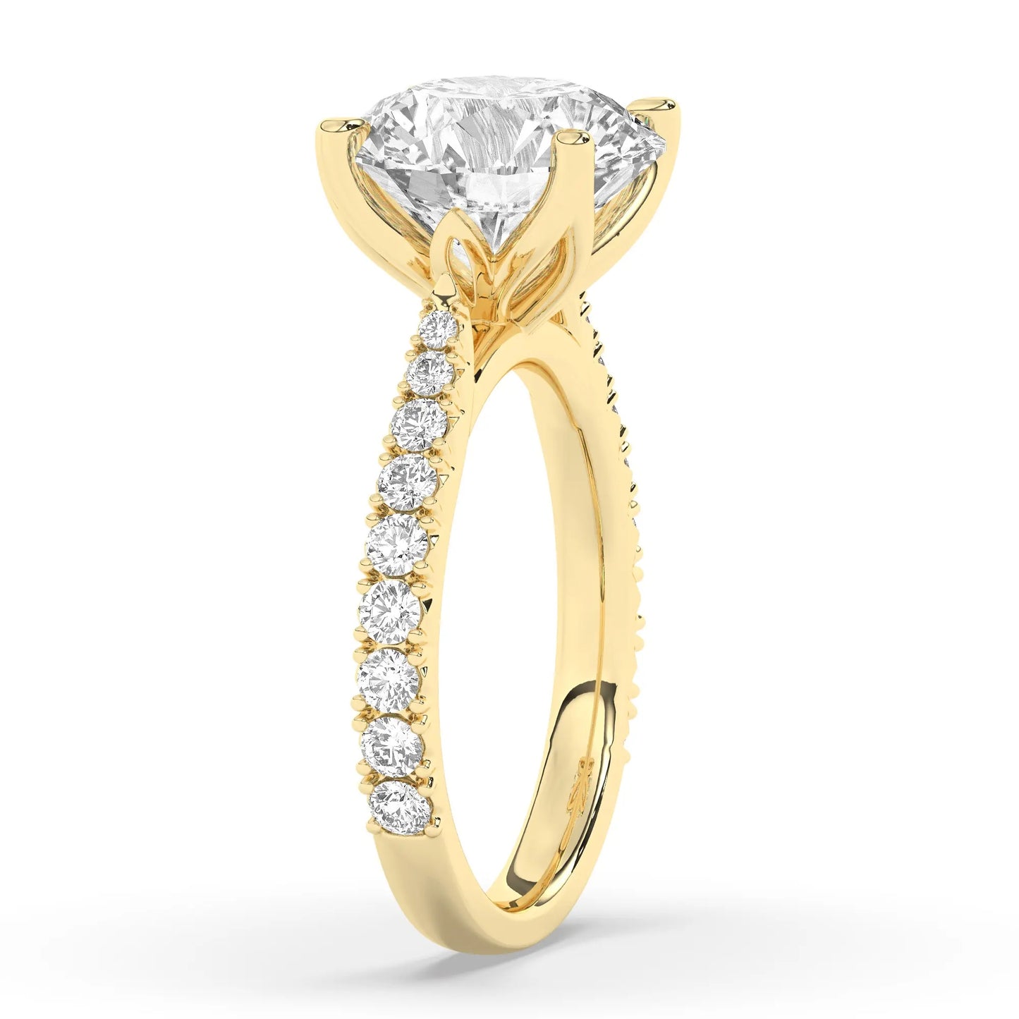 FR2976 Round brilliant 0.50ct D VVS2 Yellow Gold