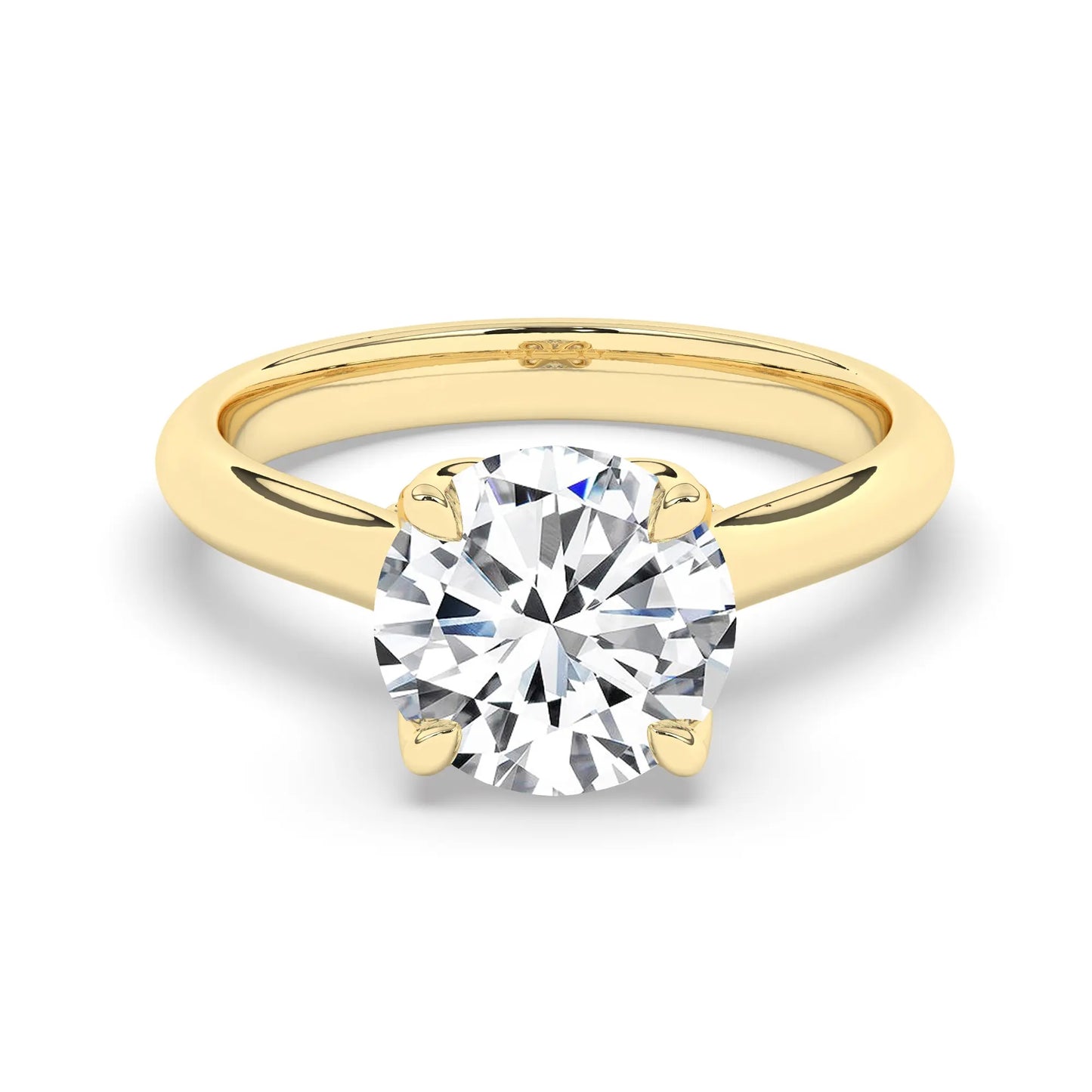 FR2962 Round Briliant 0.50ct D VVS2 Yellow Gold