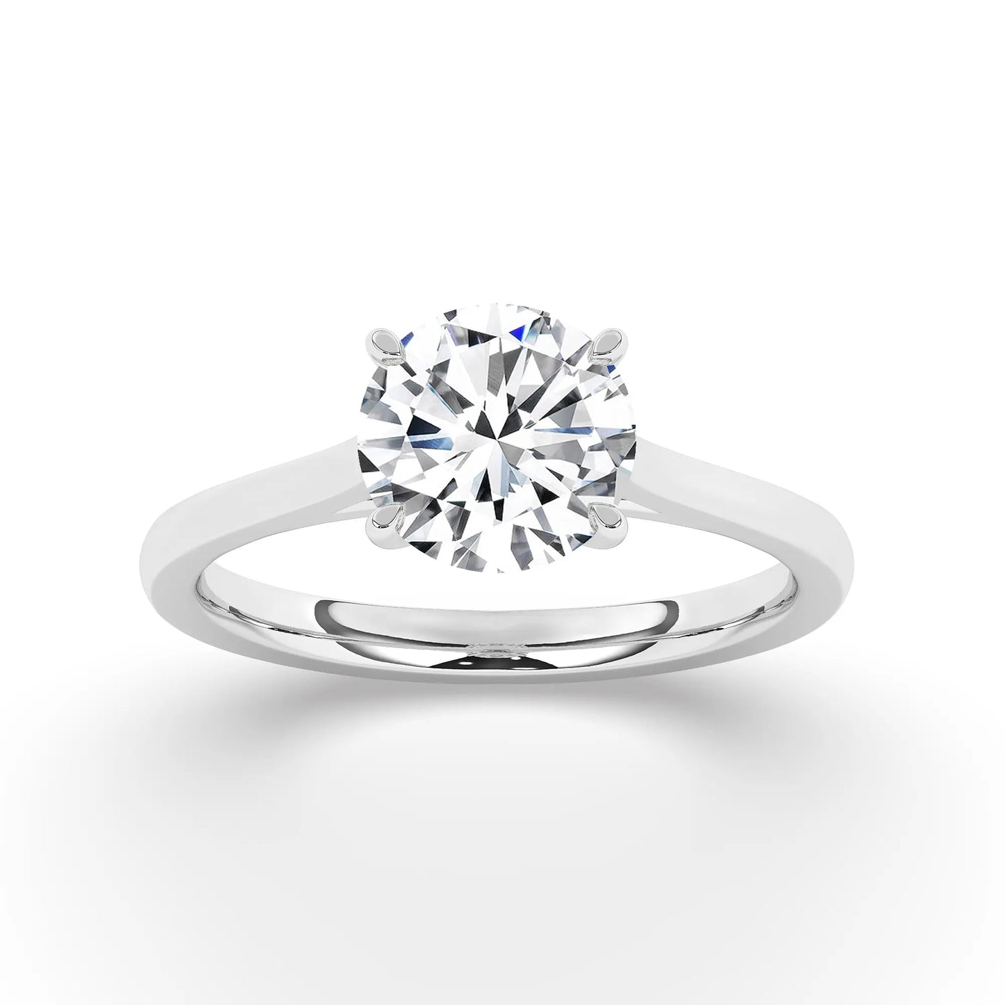 FR2963 Round Briliant 0.50ct D VVS2 White Gold