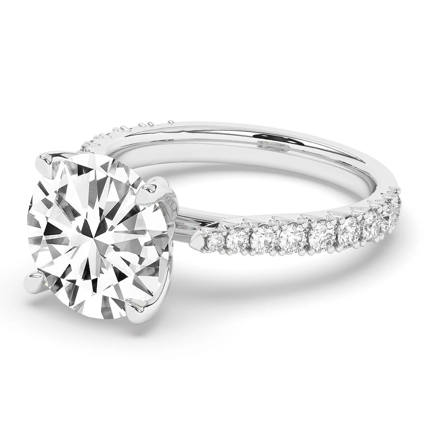 FR2976 Round brilliant 0.50ct D VVS2 White Gold