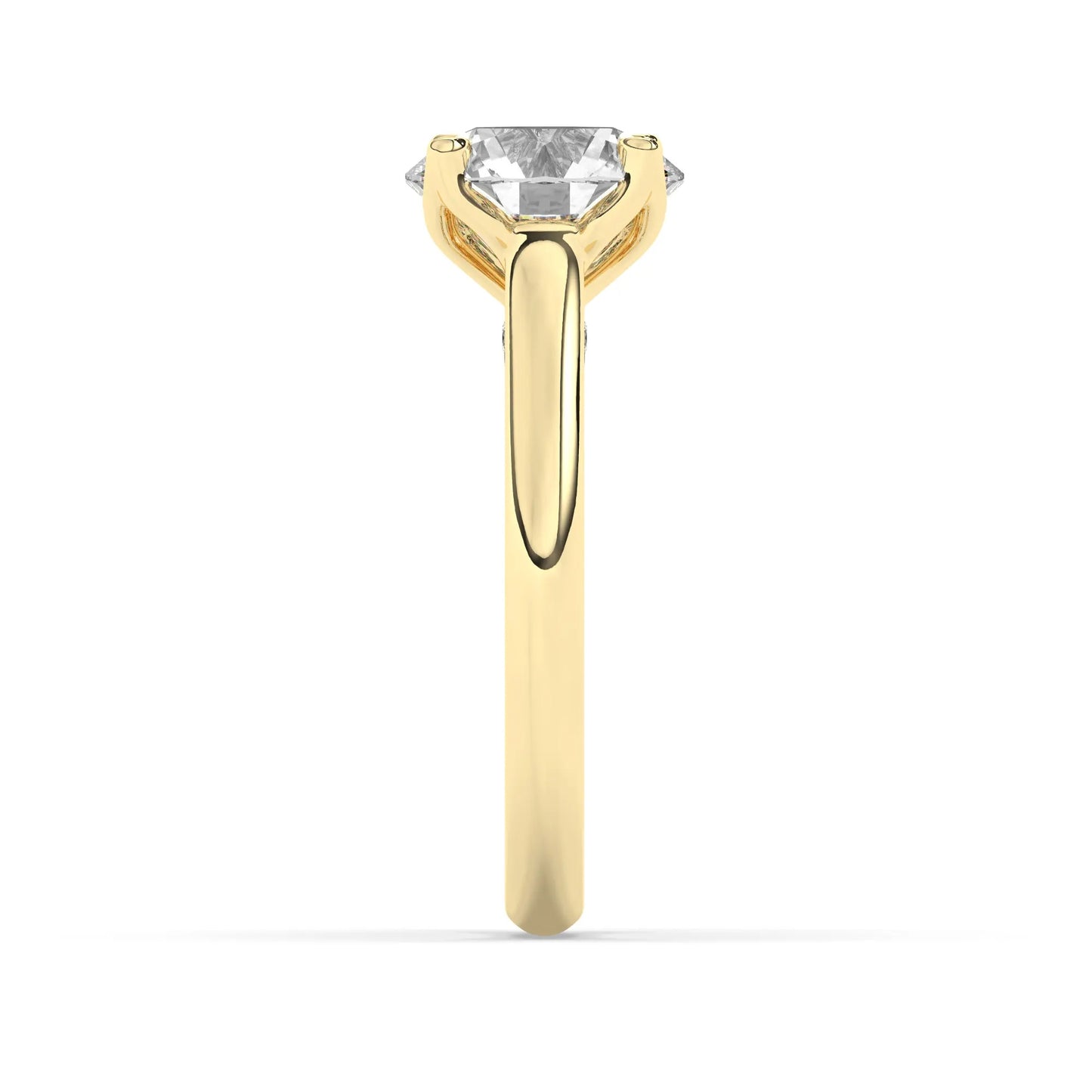 FR2962 Round Briliant 0.50ct D VVS2 Yellow Gold