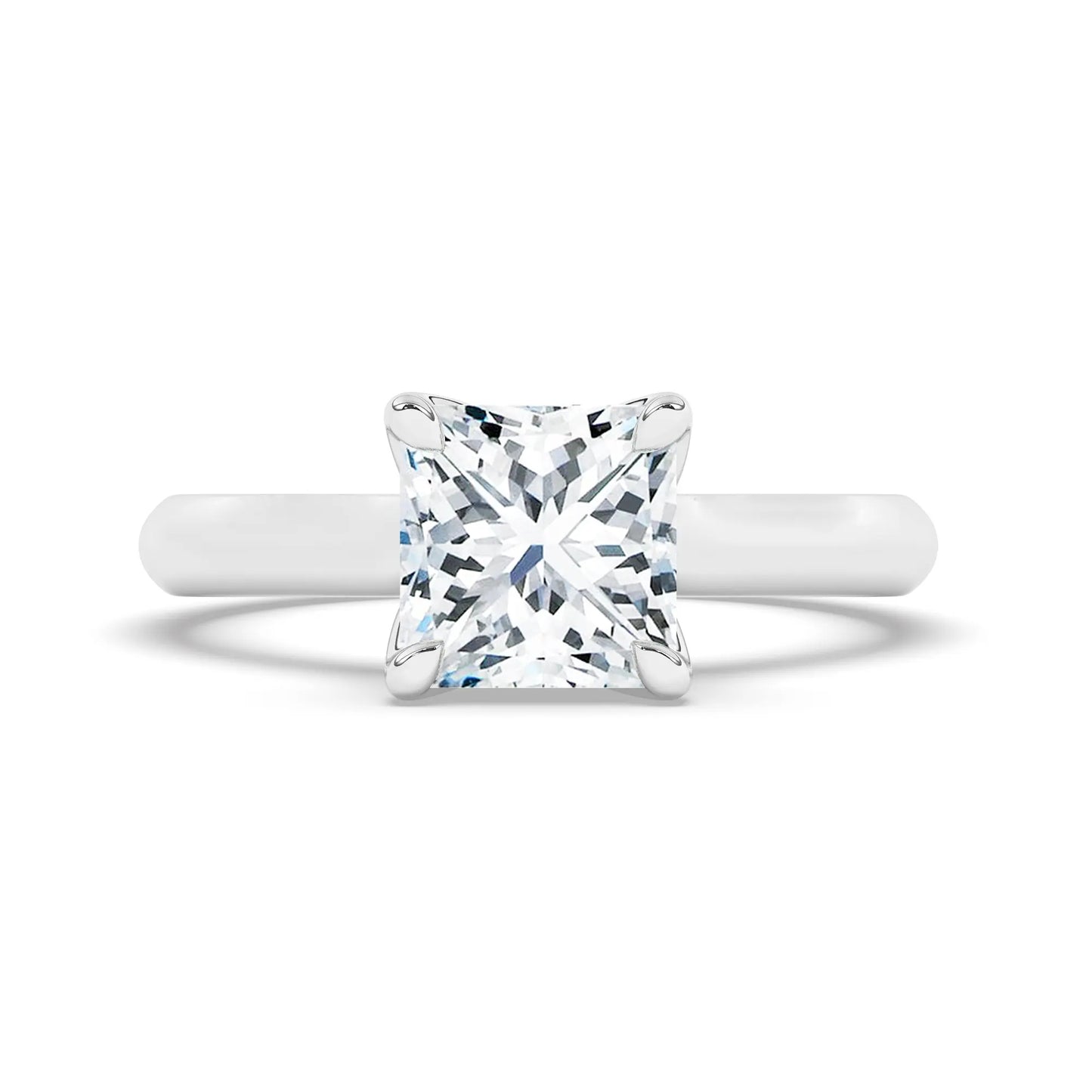 FR2962 Princess 0.50ct D VVS2 White Gold