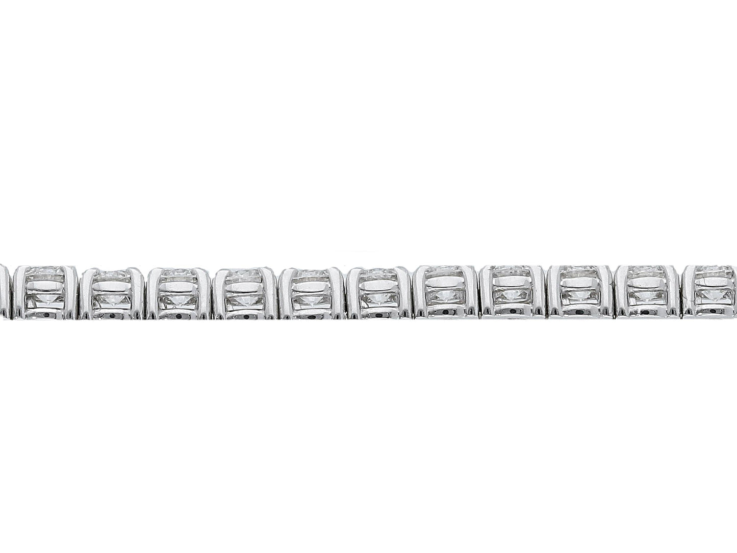 Bracelet Tennis or blanc 2,5 ct G SI Brilliants 17,5 cm BBE0903CB1