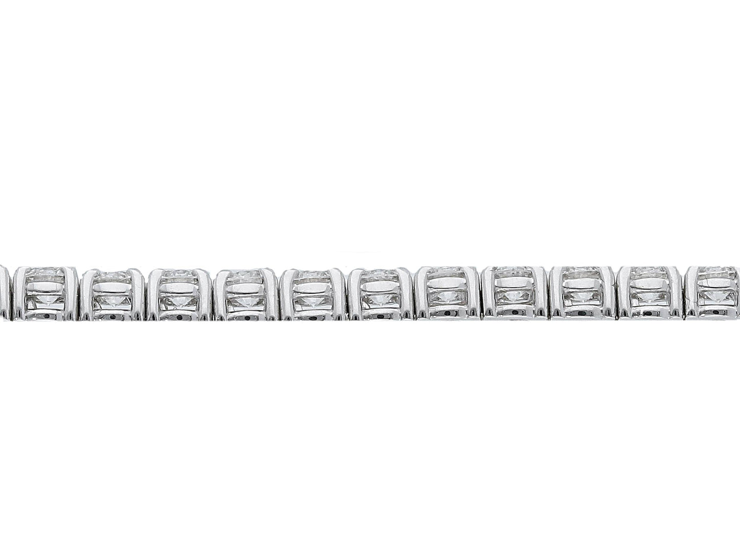 Bracelet Tennis or blanc 4,73 ct G SI Brilliants 17,5 cm BBE0908CB1