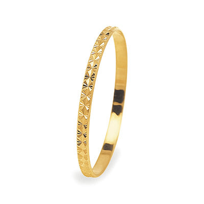 Textured Yellow Gold Wedding Ring  1.7mm