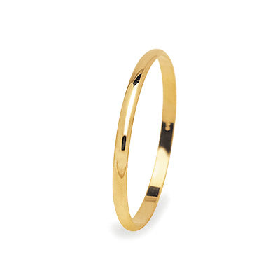 Half Round Classic Wedding Ring Yellow Gold 1.8mm