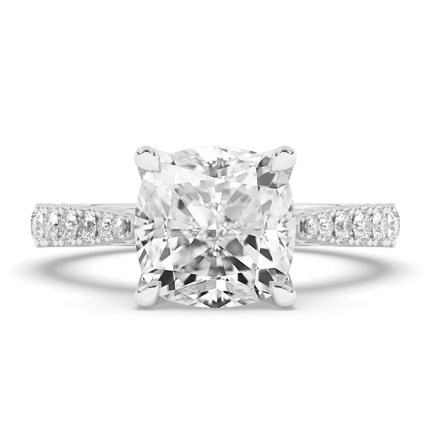 FR2976 Cushion brilliant 0.50ct D VVS2 White Gold