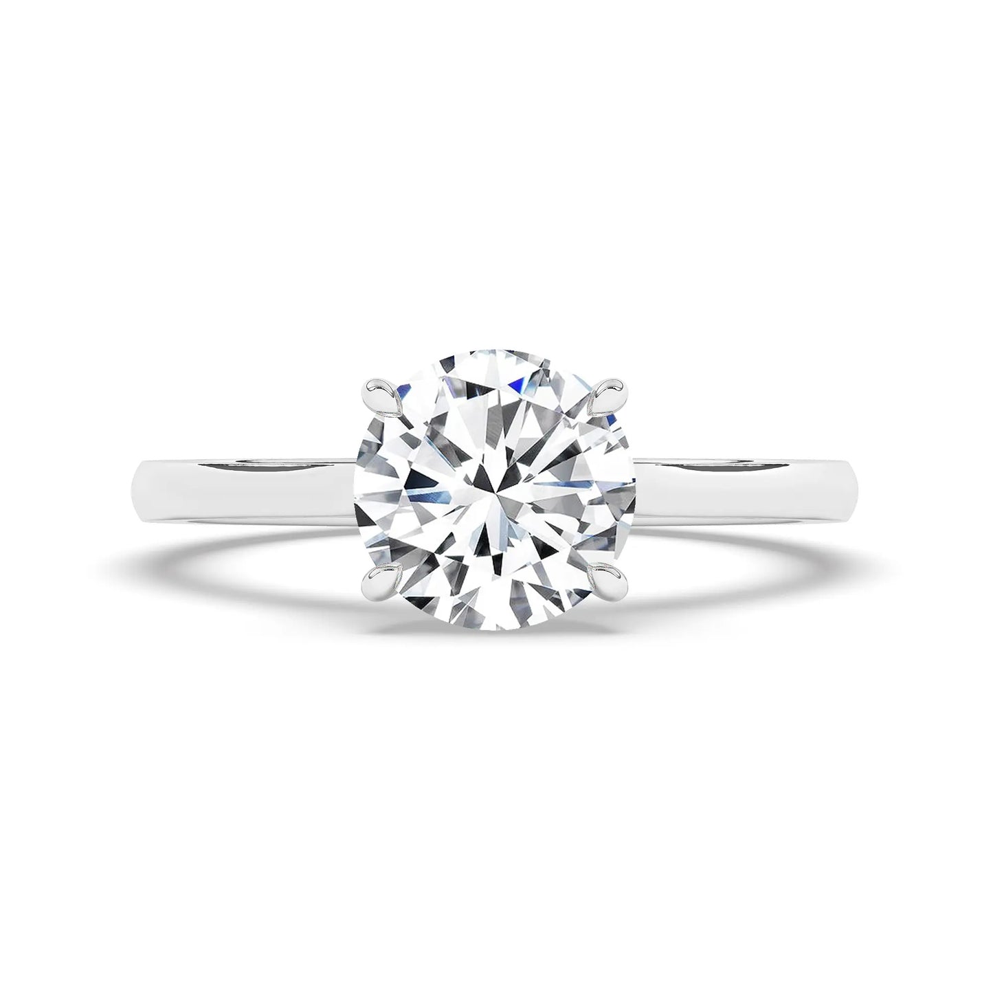 FR2963 Round Briliant 0.50ct D VVS2 White Gold