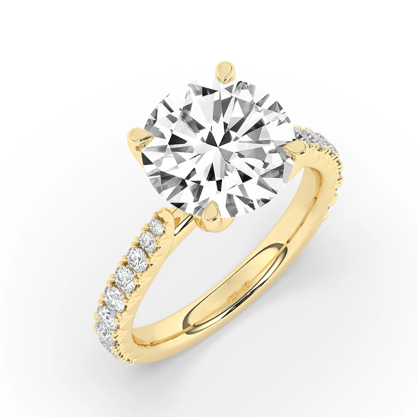 FR2976 Round brilliant 0.50ct D VVS2 Yellow Gold