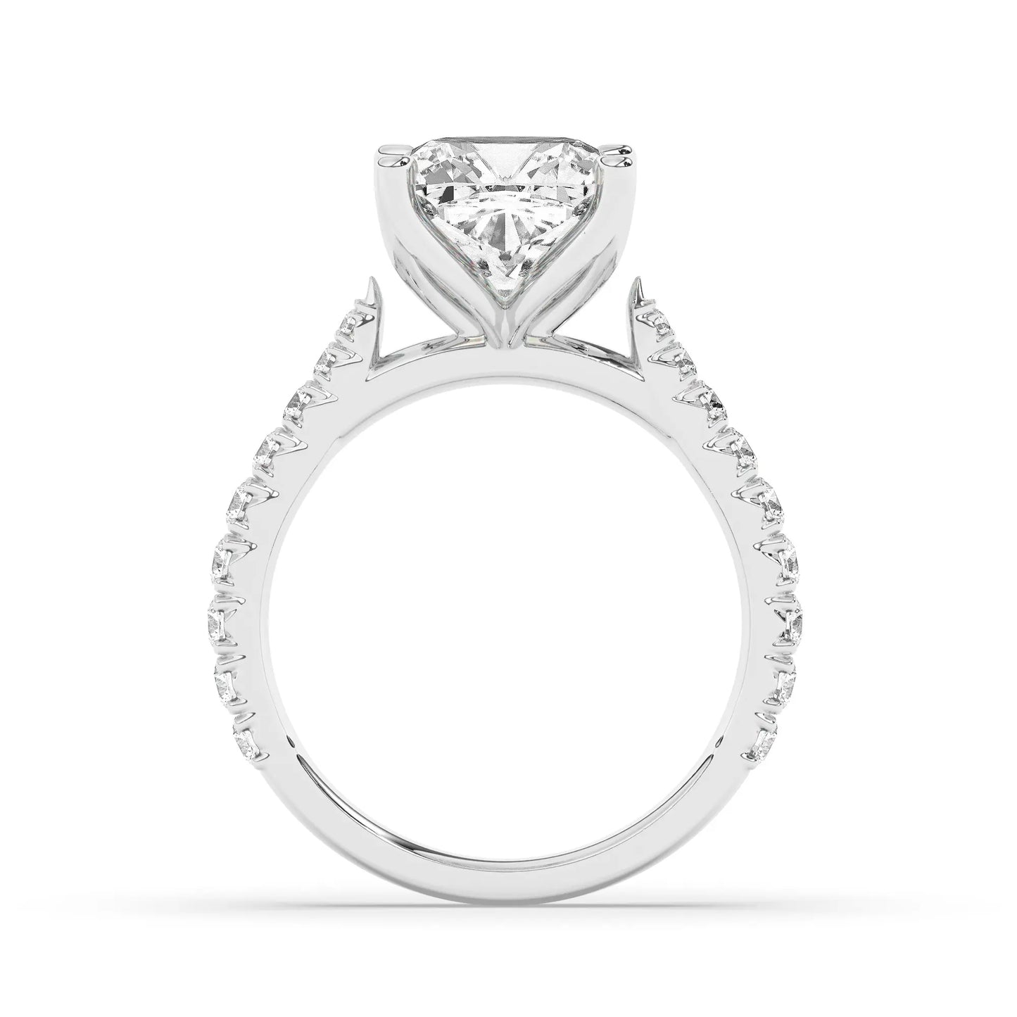 FR2976 Cushion brilliant 0.50ct D VVS2 White Gold