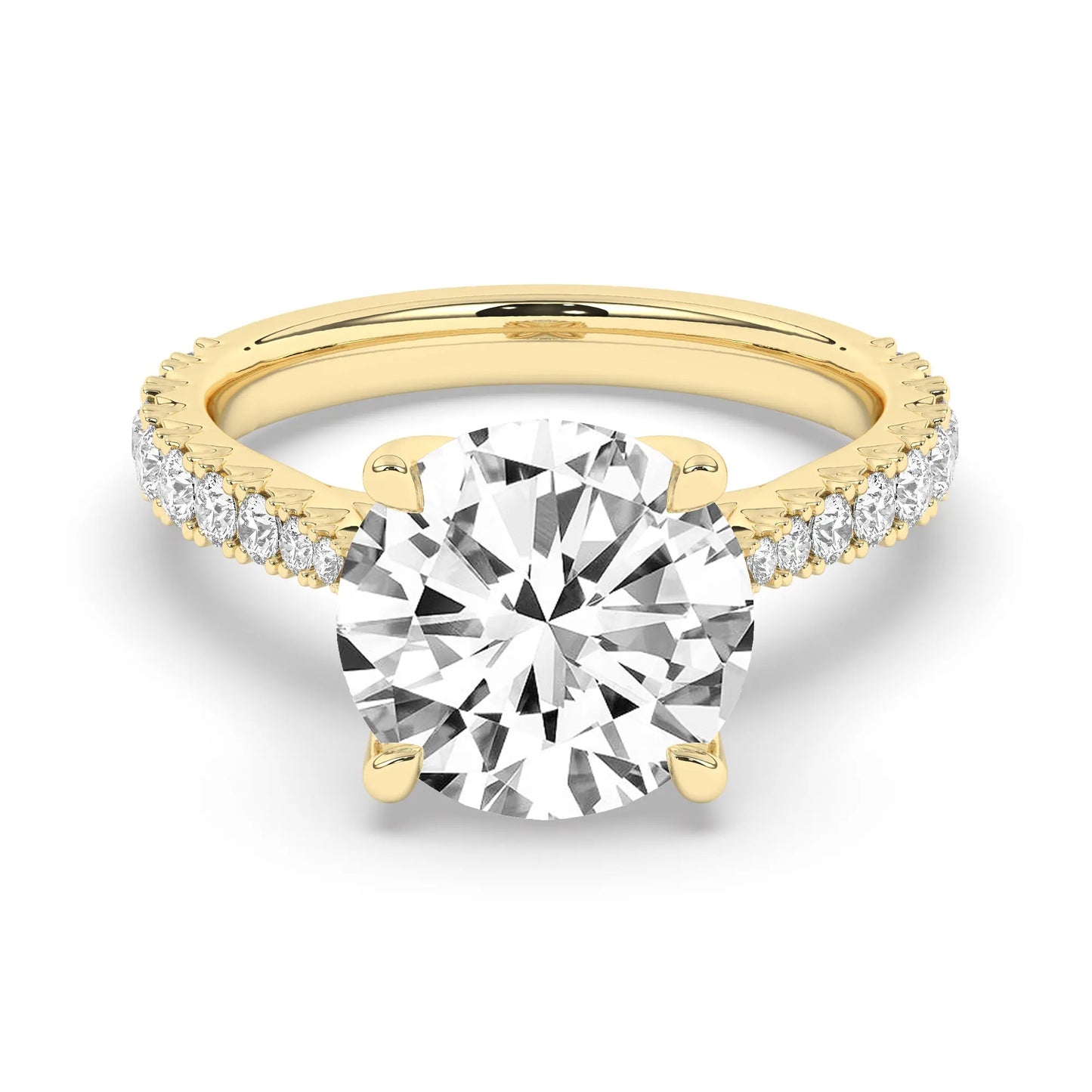 FR2976 Round brilliant 0.50ct D VVS2 Yellow Gold