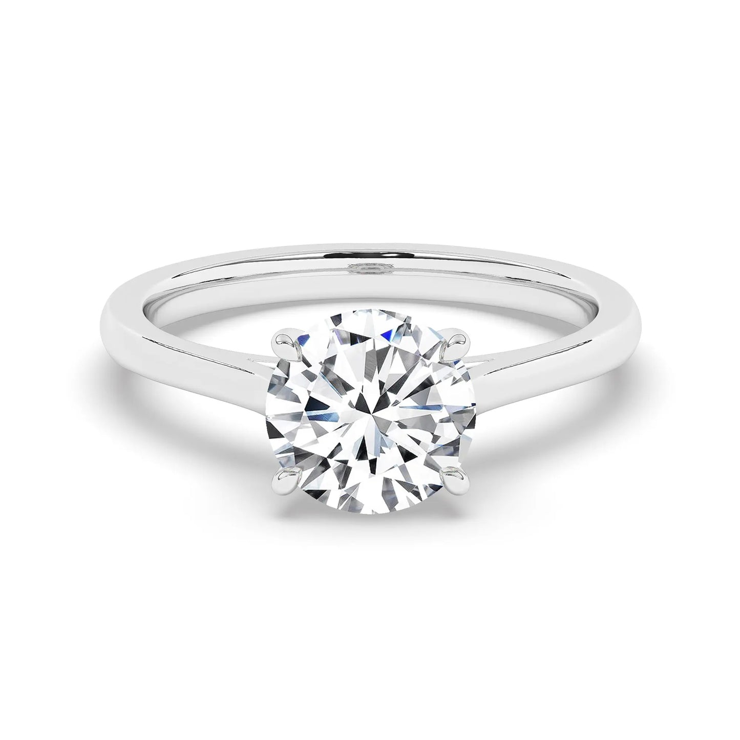 FR2963 Round Briliant 0.50ct D VVS2 White Gold