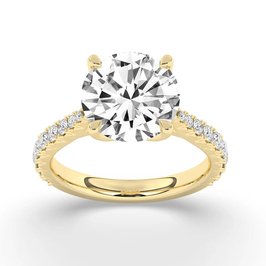 FR2976 Round brilliant 0.50ct D VVS2 Yellow Gold