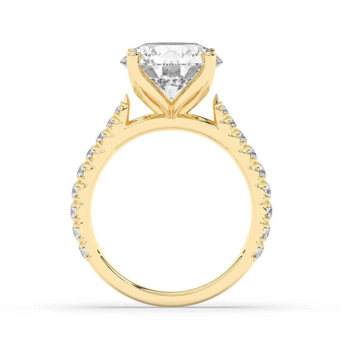 FR2976 Round brilliant 0.50ct D VVS2 Yellow Gold