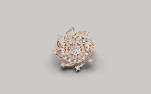 Lab Diamond "Constellation" gouden ring