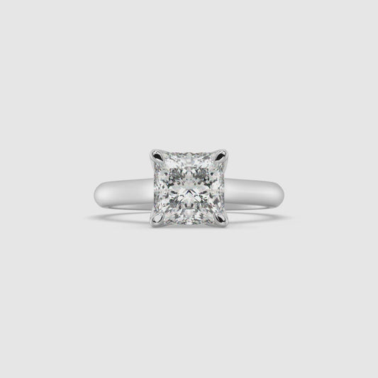 FR2962 Princess Cut Solitaire Setting