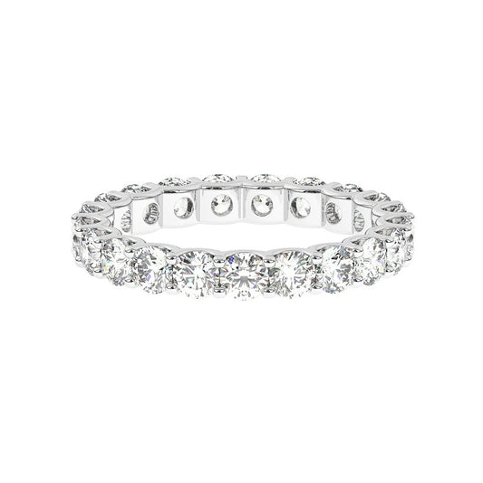 FR0859 Full Eternity Claw Set 2.1ct White Gold